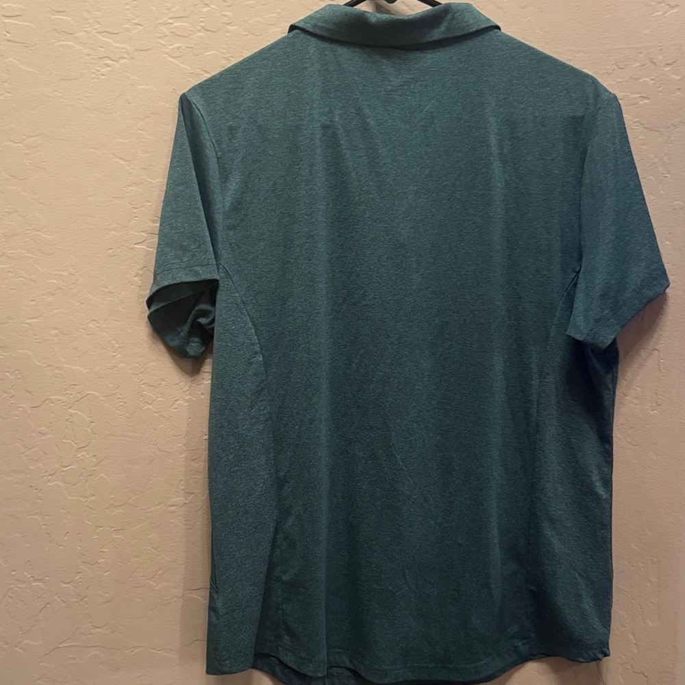 Stylish Teal Women's Polo Shirt / R17 - Picture 6 of 6